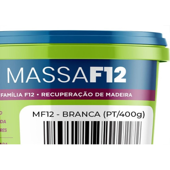 Massa F12 Viapol 400G Branca