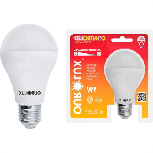 Lampada Led Bulbo Controled Ourolux 9W. Autodimerizavel Lampada Led Bulbo Controled Ourolux 9W. Autodimerizavel