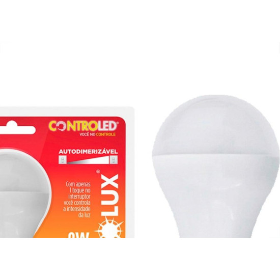 Lampada Led Bulbo Controled Ourolux 9W. Autodimerizavel Lampada Led Bulbo Controled Ourolux 9W. Autodimerizavel