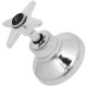 Acabamento Para Registro Metais Rei C-23 - 3/4'' Canopla Abs Cromado Acabamento Para Registro Metais Rei C-23 - 3/4'' Canopla Abs Cromado