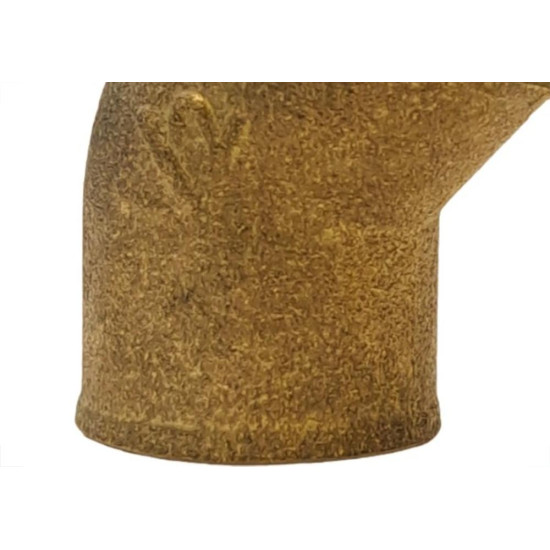 Joelho Latao Amarelo Metais Rei 45º 1/2'' Joelho Latao Amarelo Metais Rei 45º 1/2''