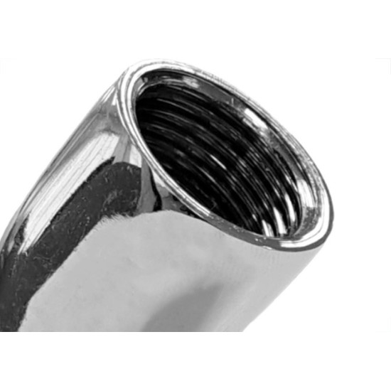 Joelho Latao Cromado Metais Rei 45º 1/2'' Joelho Latao Cromado Metais Rei 45º 1/2''