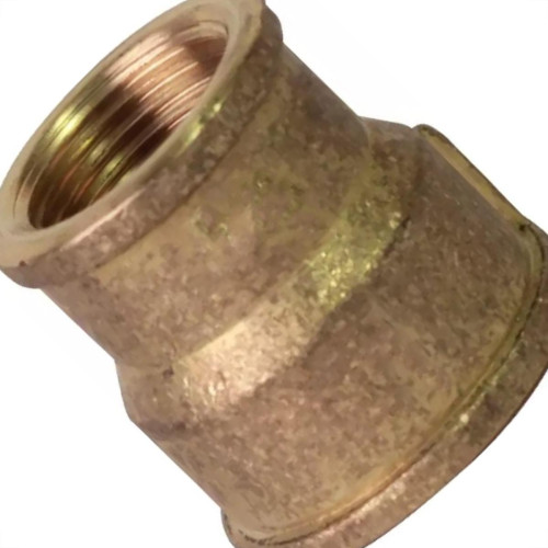 Luva Reducao Latao Amarelo Metais Rei 1X3/4'' Luva Reducao Latao Amarelo Metais Rei 1X3/4''