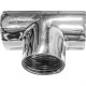 Te Latao Cromado Metais Rei Reducao 3/4X1/2'' Rr Te Latao Cromado Metais Rei Reducao 3/4X1/2'' Rr