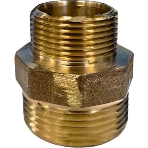 Nipel Latao Amarelo Reducao Metais Rei 1X3/4'' Nipel Latao Amarelo Reducao Metais Rei 1X3/4''