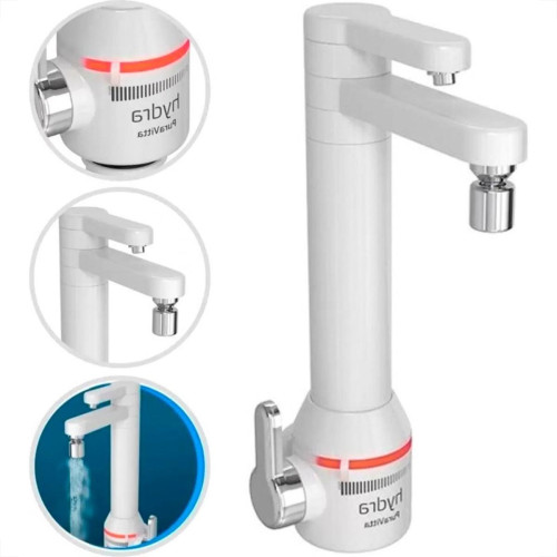 Torneira Eletrica Hydra Com Filtro Puravitta Parede Branca 220V. Torneira Eletrica Hydra Com Filtro Puravitta Parede Branca 220V.