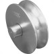 Roldana Para Portao Jocec ''V'' 1.1/2'' Com Eixo E Rolamento - Kit C/2 Pecas Roldana Para Portao Jocec ''V'' 1.1/2'' Com Eixo E Rolamento - Kit C/2 Pecas