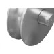 Roldana Para Portao Jocec ''V'' 1.1/2'' Com Eixo E Rolamento - Kit C/2 Pecas Roldana Para Portao Jocec ''V'' 1.1/2'' Com Eixo E Rolamento - Kit C/2 Pecas