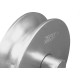 Roldana Para Portao Jocec ''V'' 1.1/2'' Com Eixo E Rolamento - Kit C/2 Pecas Roldana Para Portao Jocec ''V'' 1.1/2'' Com Eixo E Rolamento - Kit C/2 Pecas