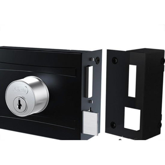 Fechadura Stam Portao 701/100 Preto Fosco Fechadura Stam Portao 701/100 Preto Fosco