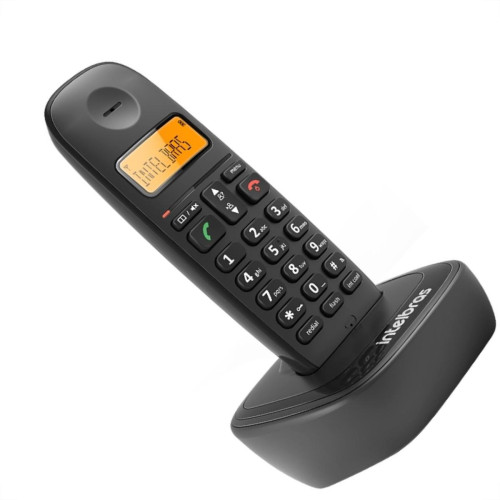 Telefone Sem Fio Intelbras - Ts2510 Preto Digital Telefone Sem Fio Intelbras - Ts2510 Preto Digital