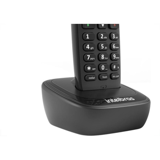 Telefone Sem Fio Intelbras - Ts2510 Preto Digital Telefone Sem Fio Intelbras - Ts2510 Preto Digital