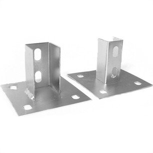 Perfilado Aiedem Sapata Externa 4 Furos - Kit C/25 Pecas