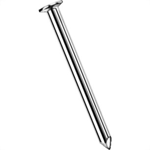 Prego Polido Com Cabeca Fixa  15X15 (2,40X34mm) Pacote Com 1Kg