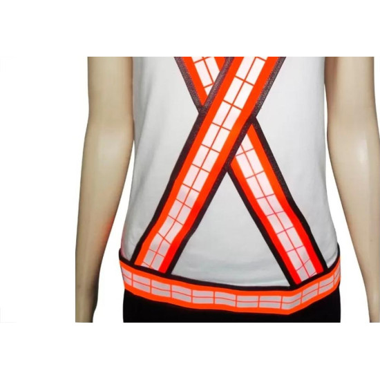 Colete X Para Sinalizacao Nikokit Diurno Laranja Colete X Para Sinalizacao Nikokit Diurno Laranja
