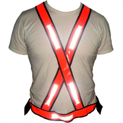 Colete X Para Sinalizacao Nikokit Noturno/Diurno Laranja Colete X Para Sinalizacao Nikokit Noturno/Diurno Laranja