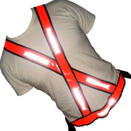 Colete X Para Sinalizacao Nikokit Noturno/Diurno Laranja Colete X Para Sinalizacao Nikokit Noturno/Diurno Laranja