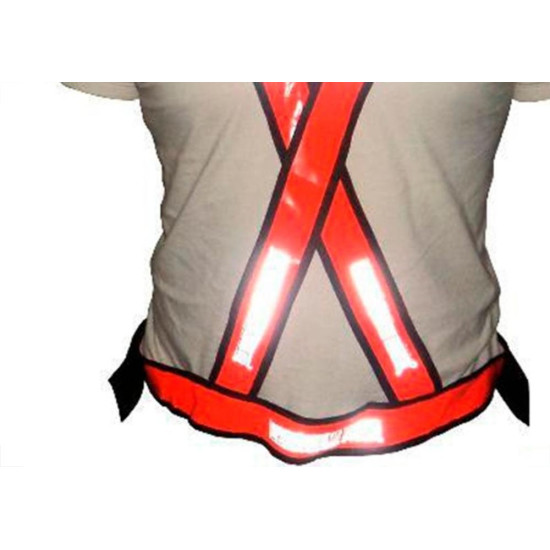 Colete X Para Sinalizacao Nikokit Noturno/Diurno Laranja Colete X Para Sinalizacao Nikokit Noturno/Diurno Laranja