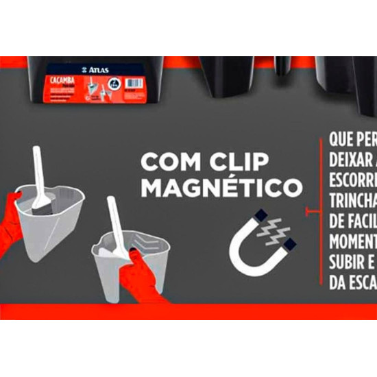 Cacamba De Mao Para Pintura 2 Litros Atlas Cacamba De Mao Para Pintura 2 Litros Atlas