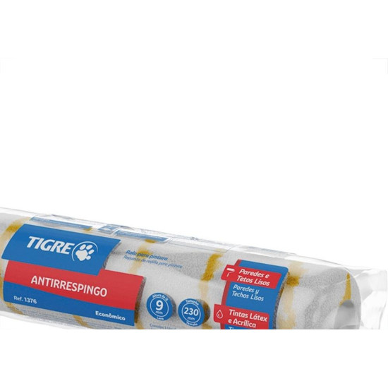 Rolo La Tigre 1376 23Cm Antirrespingo Economico Rolo La Tigre 1376 23Cm Antirrespingo Economico