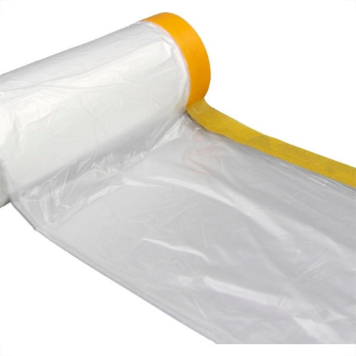 Plastico Para Pintura Protege Facil (Com Adesivo Dupla Face) Compel 2,4M X 10M Plastico Para Pintura Protege Facil (Com Adesivo Dupla Face) Compel 2,4M X 10M