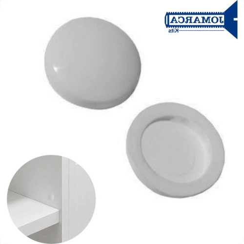 Tampinha Para Parafuso Jmk Branca 13Mm Pacote Com 100 Pecas