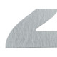 Numero Residencial Atlas Escovado No.2 - 12,5Cm Numero Residencial Atlas Escovado No.2 - 12,5Cm