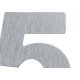 Numero Residencial Atlas Escovado No.5 - 12,5Cm Numero Residencial Atlas Escovado No.5 - 12,5Cm