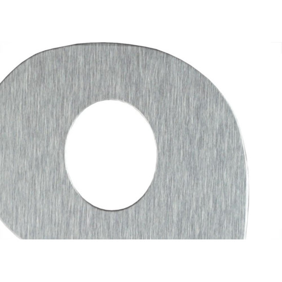 Numero Residencial Atlas Escovado No.9 -12,5Cm