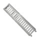 Grelha Plastica Reforcada Linear Estrela Com Porta Grelha 10X50Cm Branca - 1700 Grelha Plastica Reforcada Linear Estrela Com Porta Grelha 10X50Cm Branca - 1700