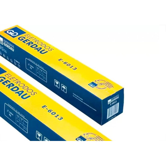 Eletrodo Gerdau Carbono E-6013 - 3,25Mm - Caixa - Kit C/5 Kilos Eletrodo Gerdau Carbono E-6013 - 3,25Mm - Caixa - Kit C/5 Kilos