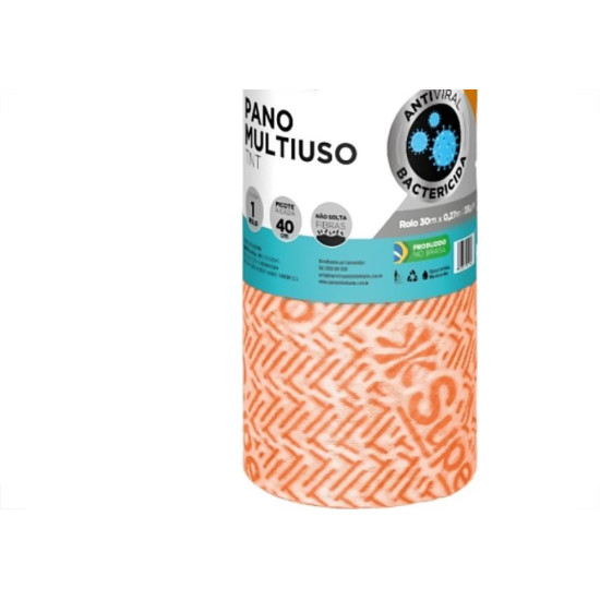 Pano Multiuso Superpro Bettanin Perfex Laranja Com 30M X 0,27M