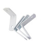Cantoneira Para Moveis Overtime Branca ''Especial'' Caixa Com 50 Pecas 2.1/2'' Cantoneira Para Moveis Overtime Branca ''Especial'' Caixa Com 50 Pecas 2.1/2''