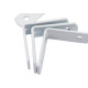 Cantoneira Para Moveis Overtime Branca ''Especial'' Caixa Com 50 Pecas 2.1/2'' Cantoneira Para Moveis Overtime Branca ''Especial'' Caixa Com 50 Pecas 2.1/2''