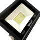 Refletor De Led Opalux 50W. 6500K. 4000Lm Ip66 Preto Bivolt - 504 Refletor De Led Opalux 50W. 6500K. 4000Lm Ip66 Preto Bivolt - 504