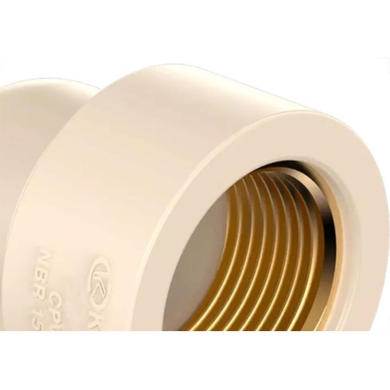 Joelho Transicao Ultraterm Cpvc Krona Rosca Femea 22Mmx3/4'' - 1352