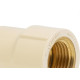 Luva Transicao Agua Quente Cpvc Ultraterm Krona Rosca Femea 22Mmx3/4'' - 1364 Luva Transicao Agua Quente Cpvc Ultraterm Krona Rosca Femea 22Mmx3/4'' - 1364
