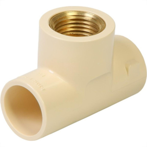 Te Transicao Agua Quente Cpvc Ultraterm Krona 22Mmx1/2'' - 1375 Te Transicao Agua Quente Cpvc Ultraterm Krona 22Mmx1/2'' - 1375