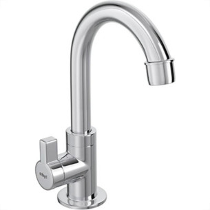 Torneira Bica Movel Pia Mesa Abs Hydraplus Plastica Metalizada - 1/4 De Volta