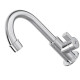 Torneira Bica Movel Pia Mesa Abs Hydraplus Plastica Metalizada - 1/4 De Volta