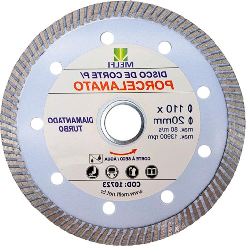 Disco Diamantado Melfi Turbo Porcelanato 110Mm X 20Mm - 10723 Disco Diamantado Melfi Turbo Porcelanato 110Mm X 20Mm - 10723