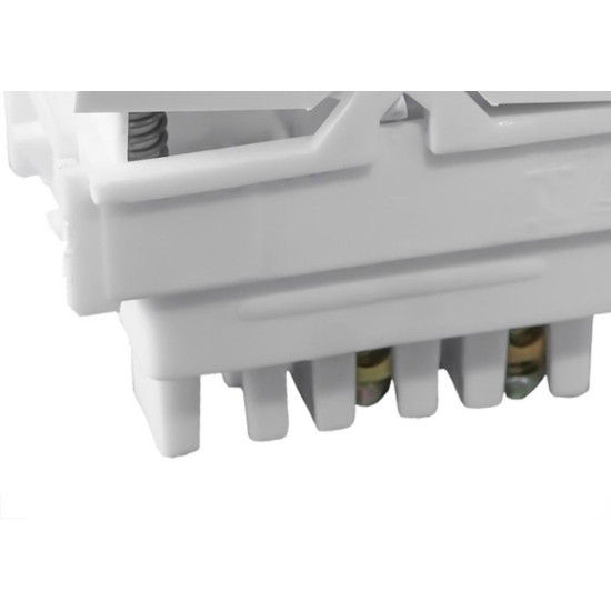 Kit C/4 - Modulo Ilumi Vivaz 1 Tecla Campainha 10A. Branc...