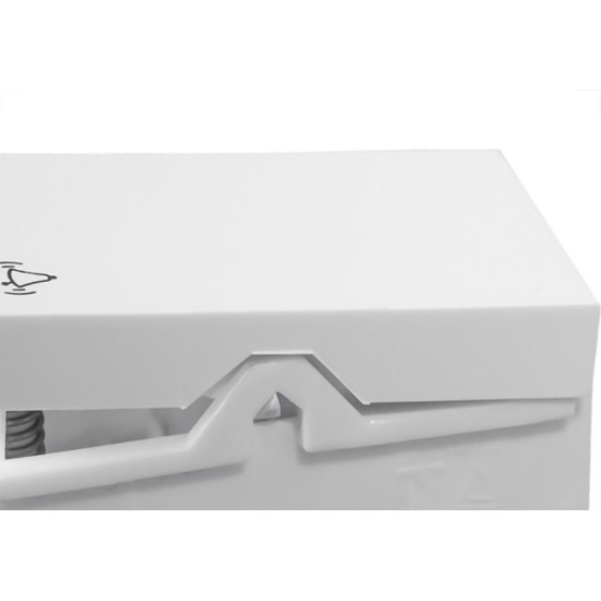 Kit C/4 - Modulo Ilumi Vivaz 1 Tecla Campainha 10A. Branc...