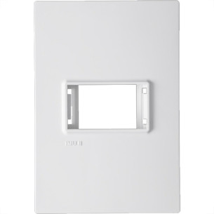 Placa Conjunto Modular Ilumi Vivaz 4X2 - 1 Modulo Horizontal + Suporte 76070