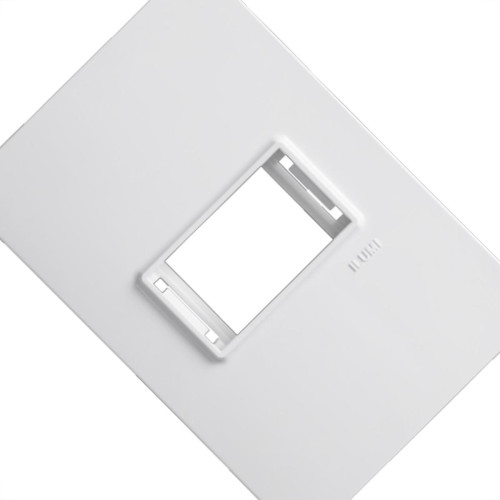 Placa Conjunto Modular Ilumi Vivaz 4X2 - 1 Modulo Horizontal + Suporte 76070 Placa Conjunto Modular Ilumi Vivaz 4X2 - 1 Modulo Horizontal + Suporte 76070