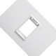 Placa Conjunto Modular Ilumi Vivaz 4X2 - 1 Modulo Horizontal + Suporte 76070 Placa Conjunto Modular Ilumi Vivaz 4X2 - 1 Modulo Horizontal + Suporte 76070