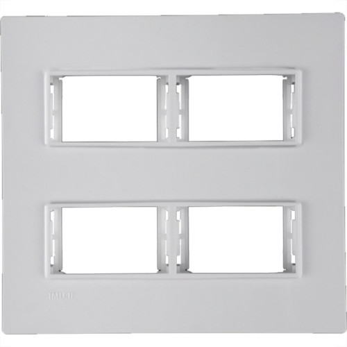 Placa Conjunto Modular Ilumi Vivaz 4X4 - 2 Modulos + 2 Modulos + Suporte 77070 Placa Conjunto Modular Ilumi Vivaz 4X4 - 2 Modulos + 2 Modulos + Suporte 77070
