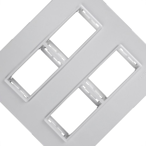 Placa Conjunto Modular Ilumi Vivaz 4X4 - 2 Modulos + 2 Modulos + Suporte 77070 Placa Conjunto Modular Ilumi Vivaz 4X4 - 2 Modulos + 2 Modulos + Suporte 77070
