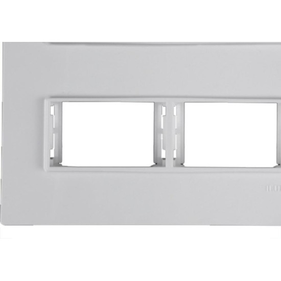 Placa Conjunto Modular Ilumi Vivaz 4X4 - 2 Modulos + 2 Modulos + Suporte 77070 Placa Conjunto Modular Ilumi Vivaz 4X4 - 2 Modulos + 2 Modulos + Suporte 77070