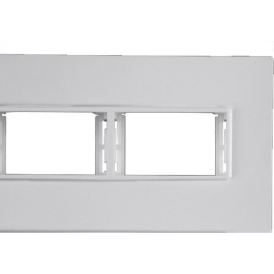 Placa Conjunto Modular Ilumi Vivaz 4X4 - 2 Modulos + 2 Modulos + Suporte 77070 Placa Conjunto Modular Ilumi Vivaz 4X4 - 2 Modulos + 2 Modulos + Suporte 77070